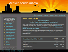 Tablet Screenshot of denvercondomania.com